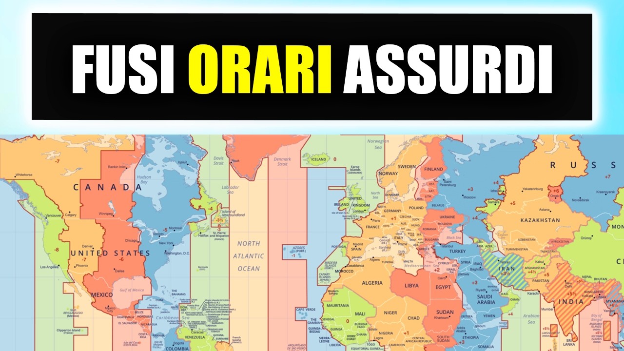 I FUSI ORARI PI&Ugrave; ASSURDI DEL MONDO