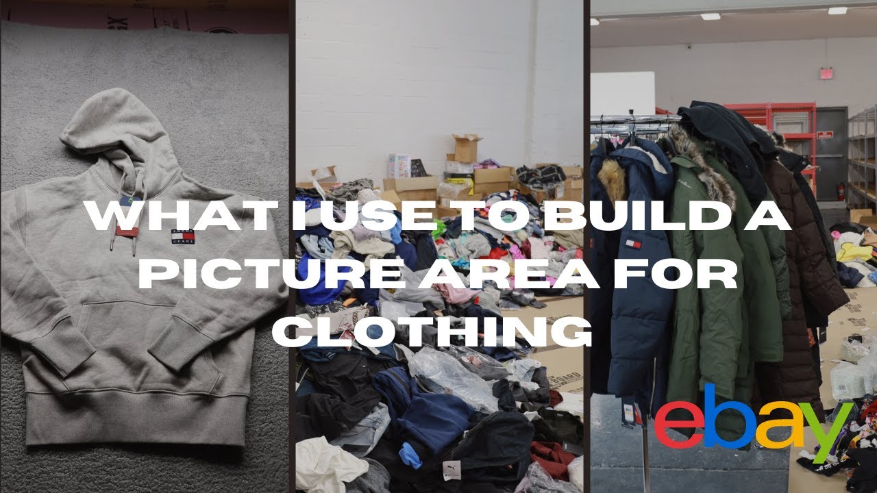 HOW TO BUILD A PHOTO AREA FOR YOUR EBAY ONLINE STORE (BUDGET FRIENDLY)