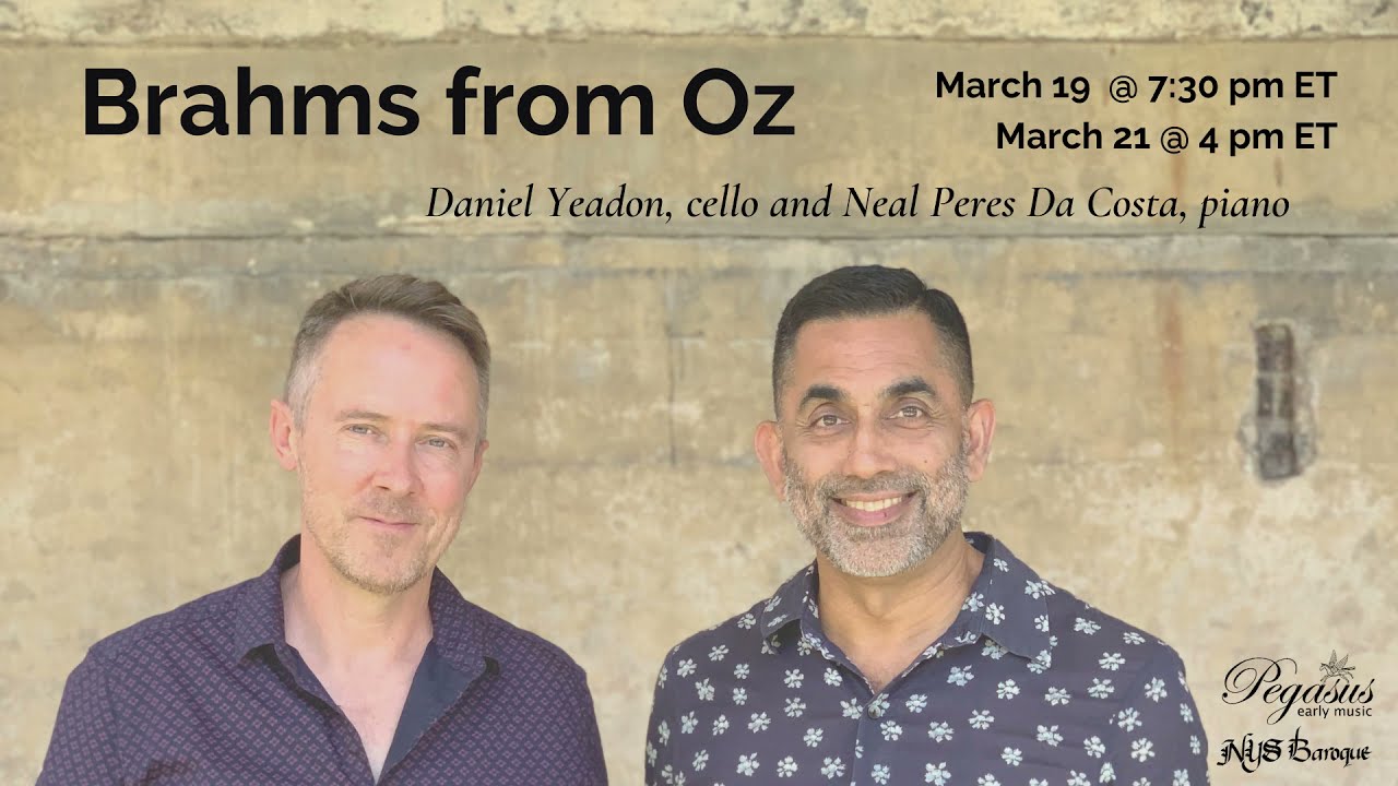 Brahms from Oz | Sunday, March 21 4pm