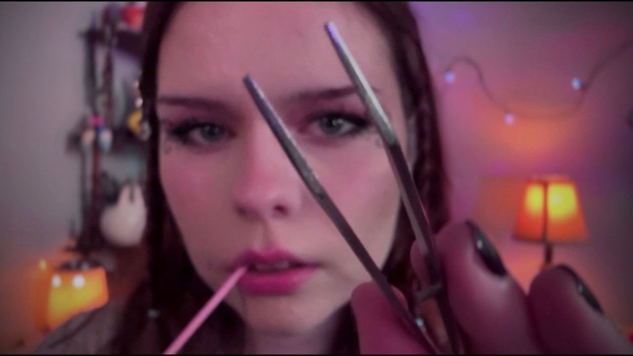 mean stranger does your eyebrows on public transport (personal attention asmr)