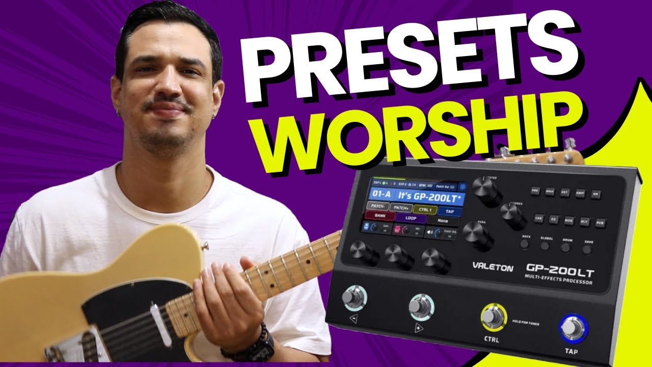 WORSHIP PACK PRESETS VALETON GP 200 - Presets Profisssionais de Guitarra