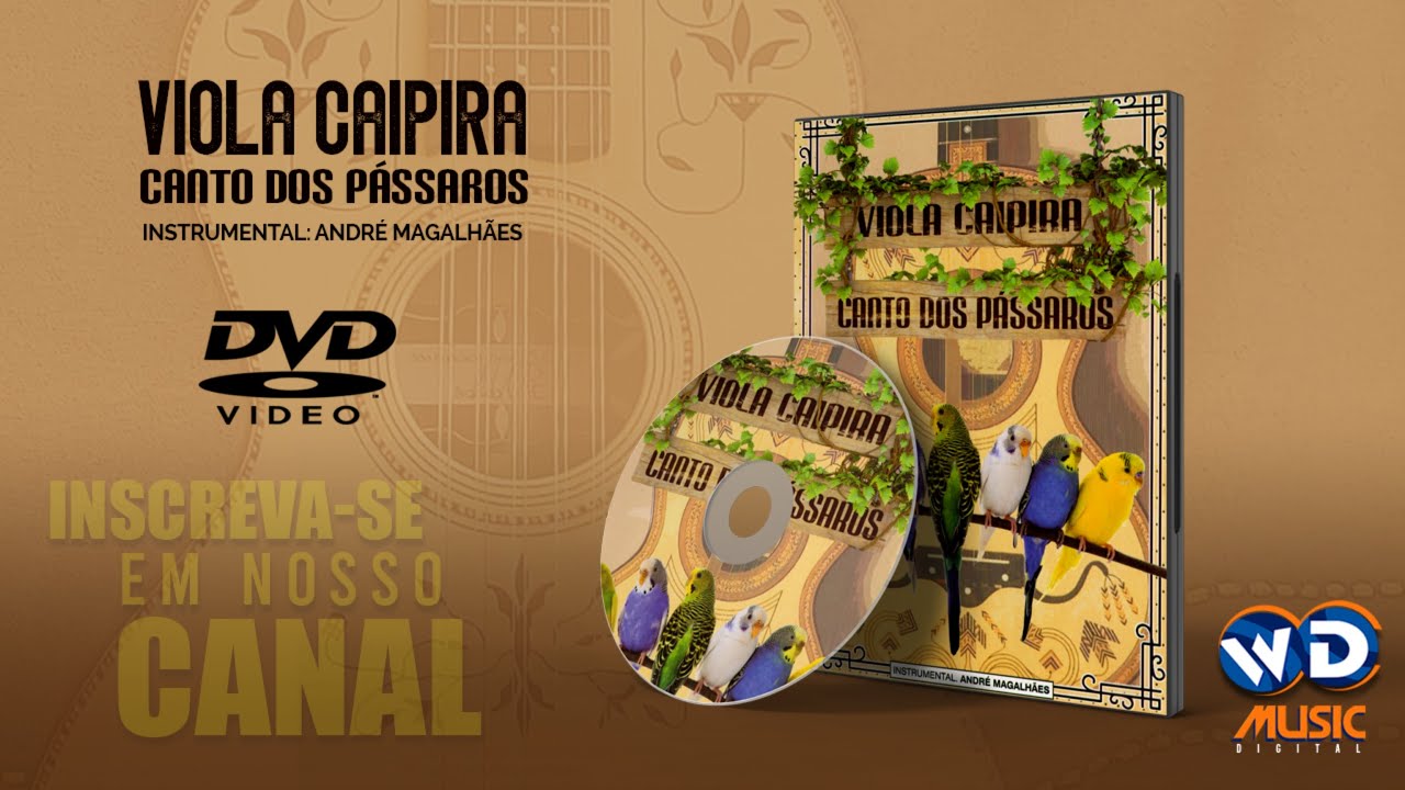 DVD Viola Caipira - Canto dos Pássaros