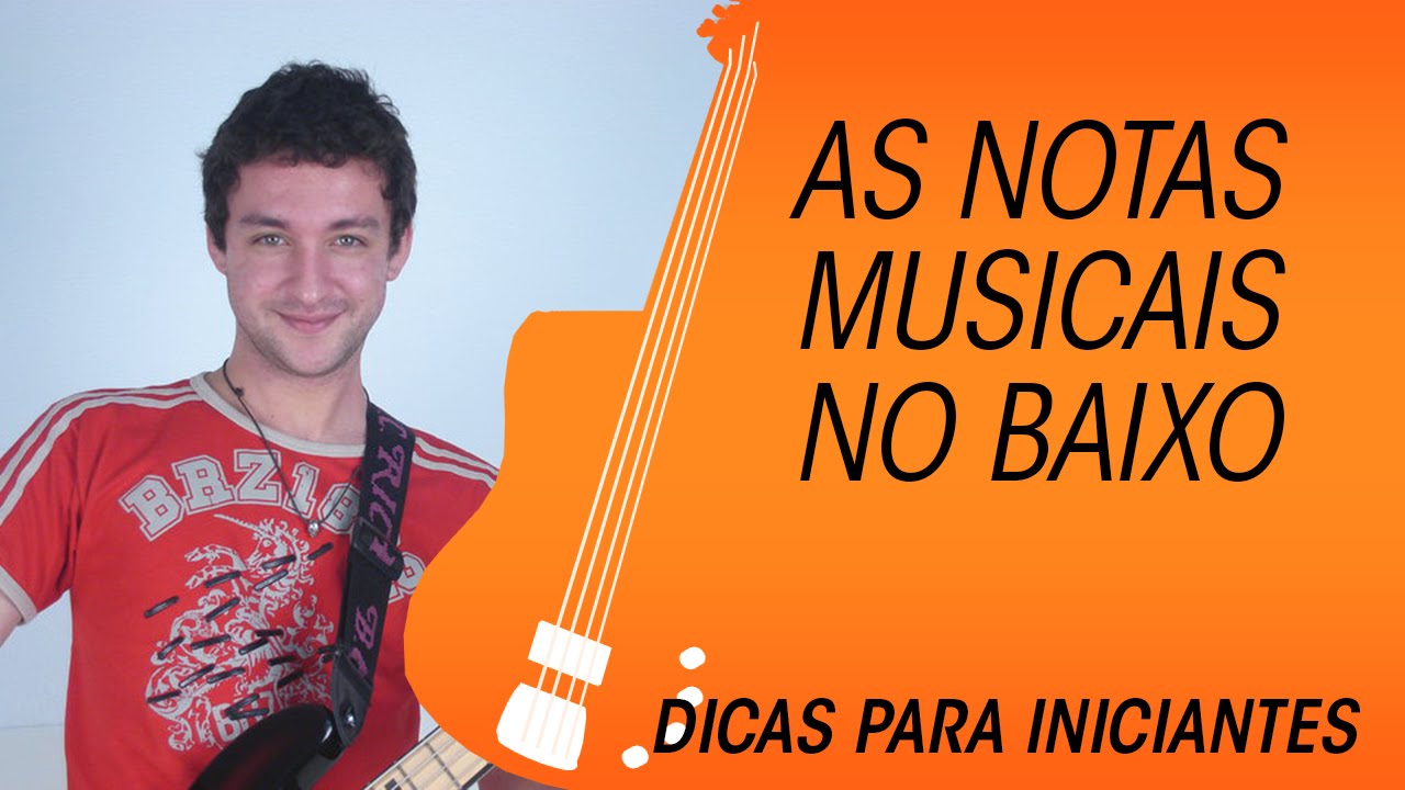 Como achar as notas musicais no baixo