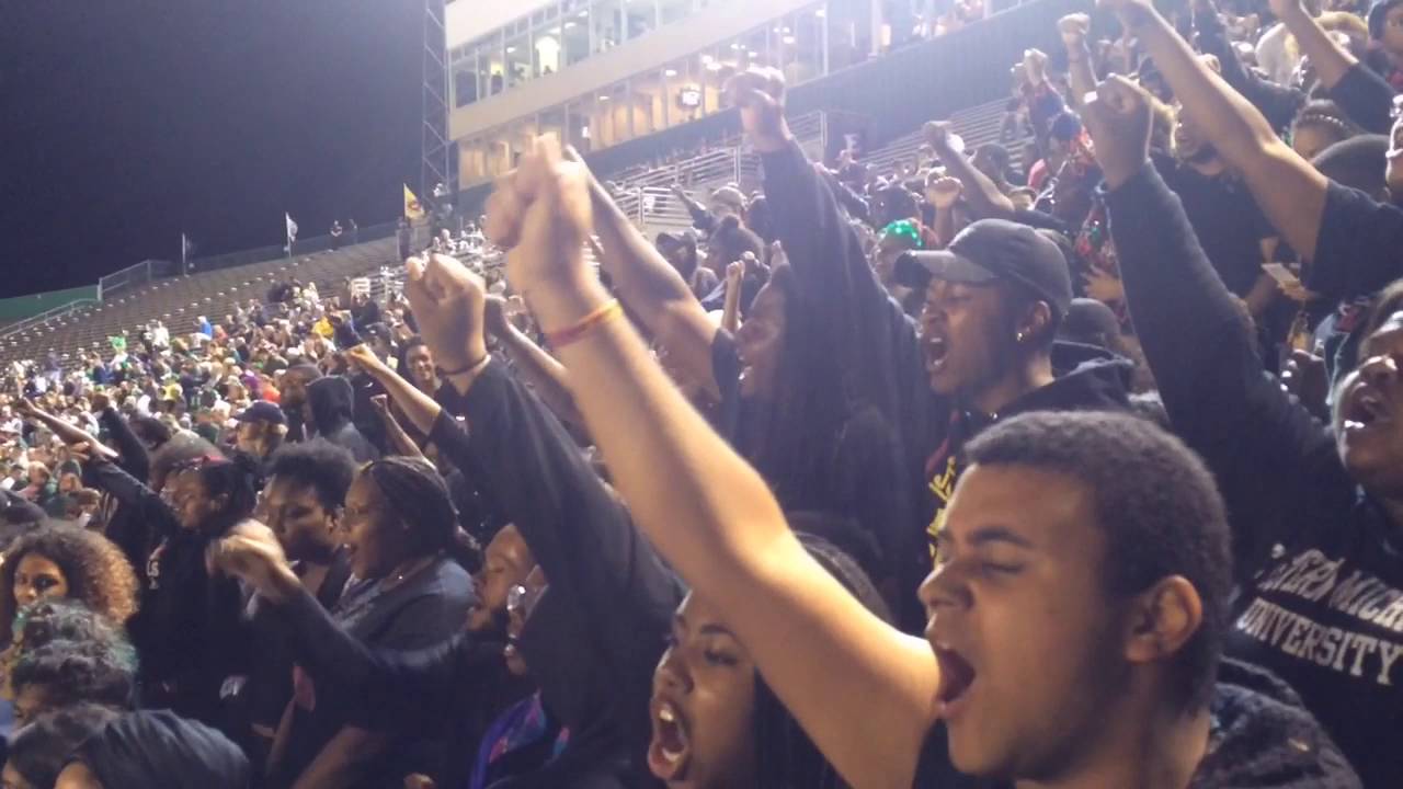 EMU student protest during game against Wyoming