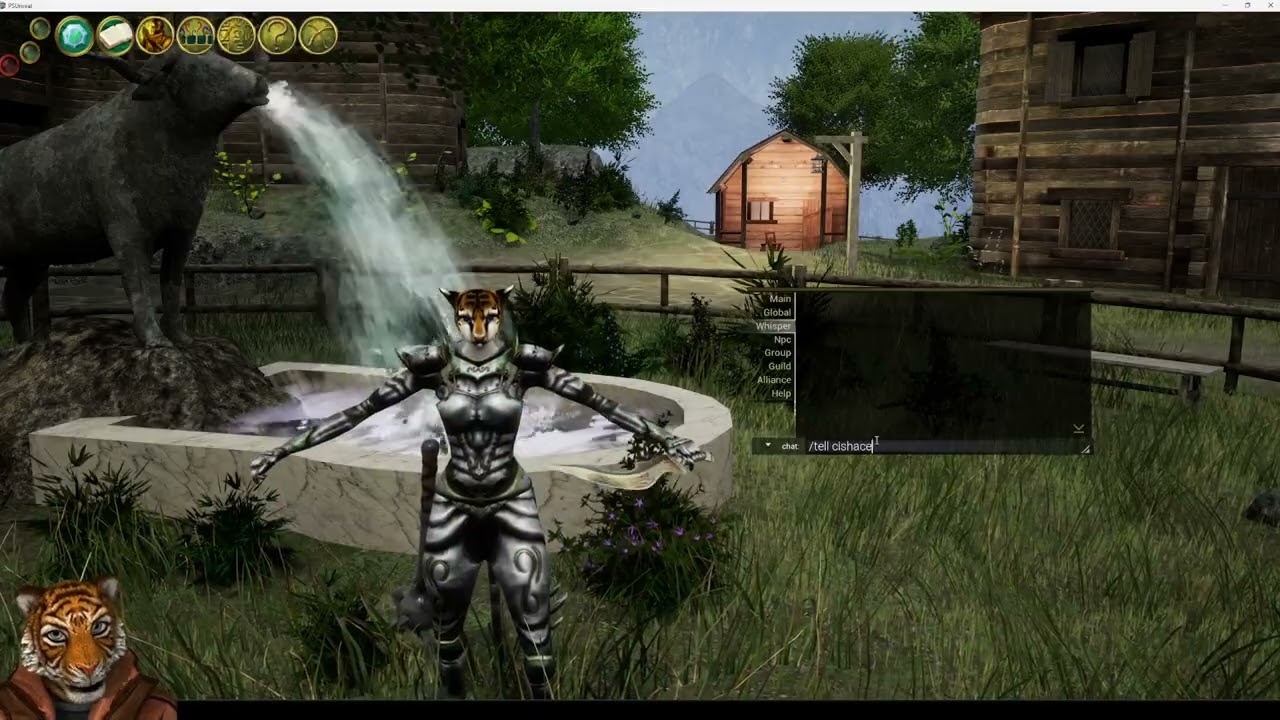 PlaneShift - Chat channels and commands