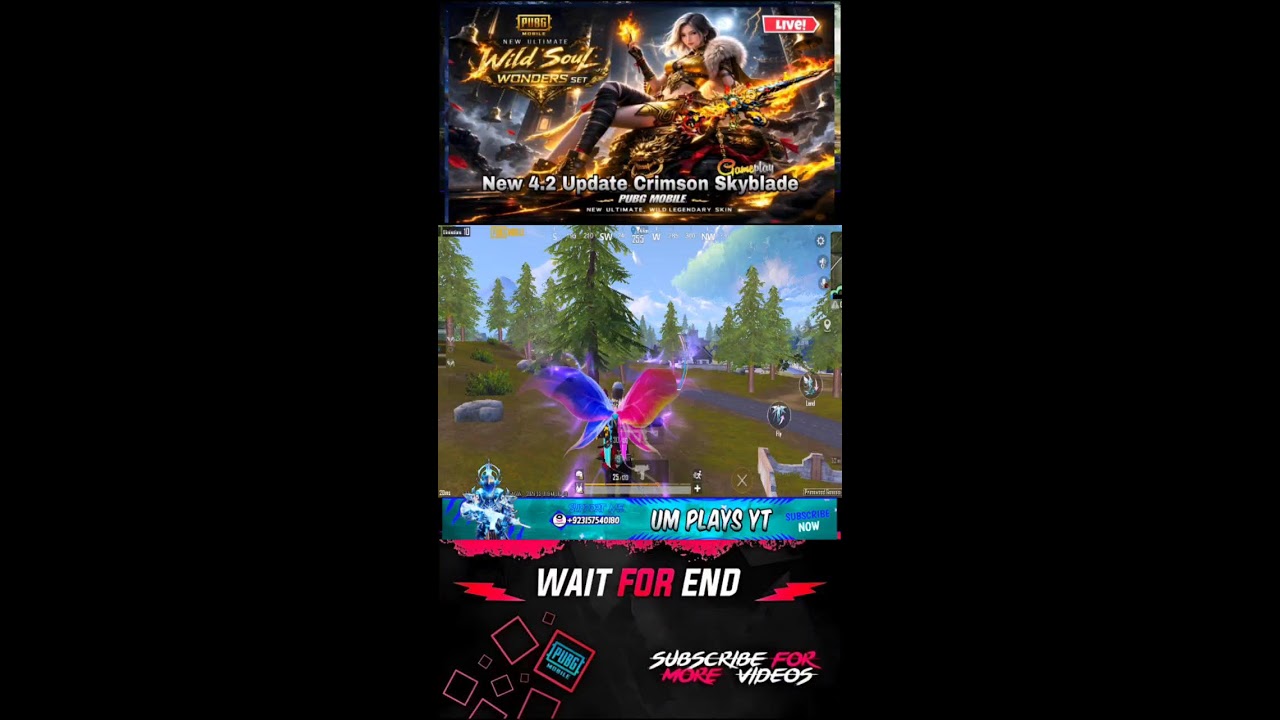 PUBG Mobile 4.2 Update + Crimson Skyblade M416 LIVE Gameplay|Vertical live stream|UM PLAYS is Live