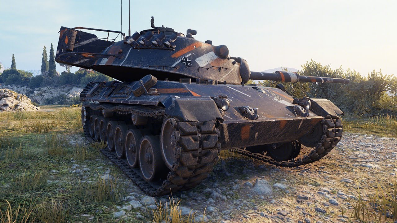 Leopard 1 - Не везение, а умение - World of Tanks