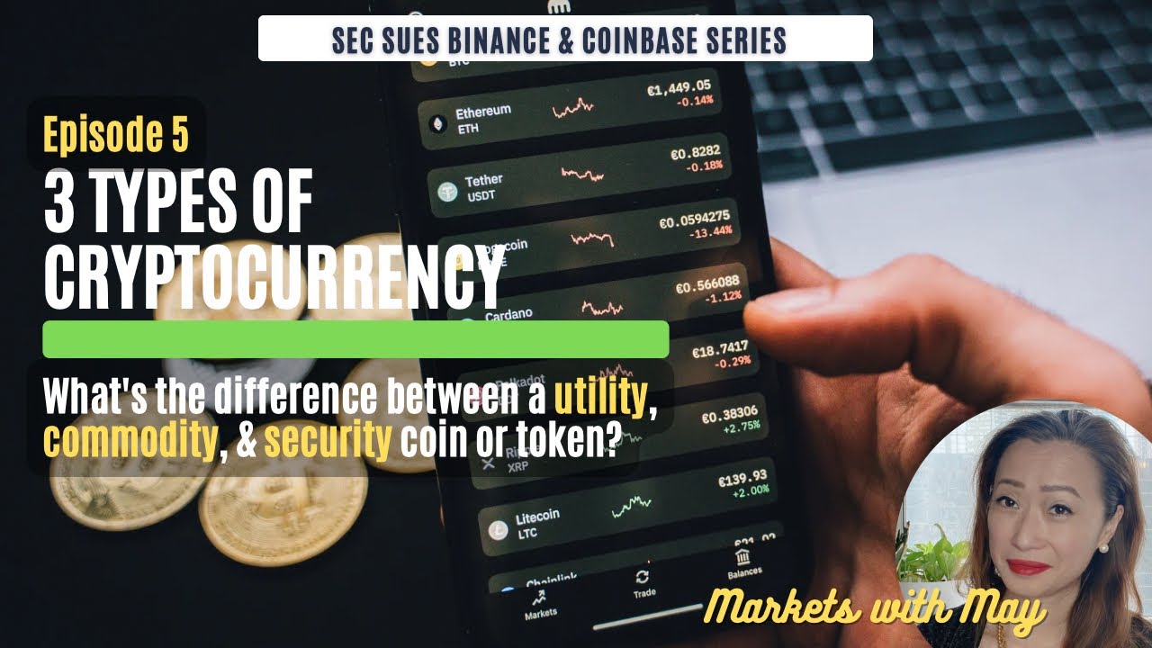 Ep 5: 3 Types of Cryptocurrency (Utility, Commodity, Security Tokens & Coins)