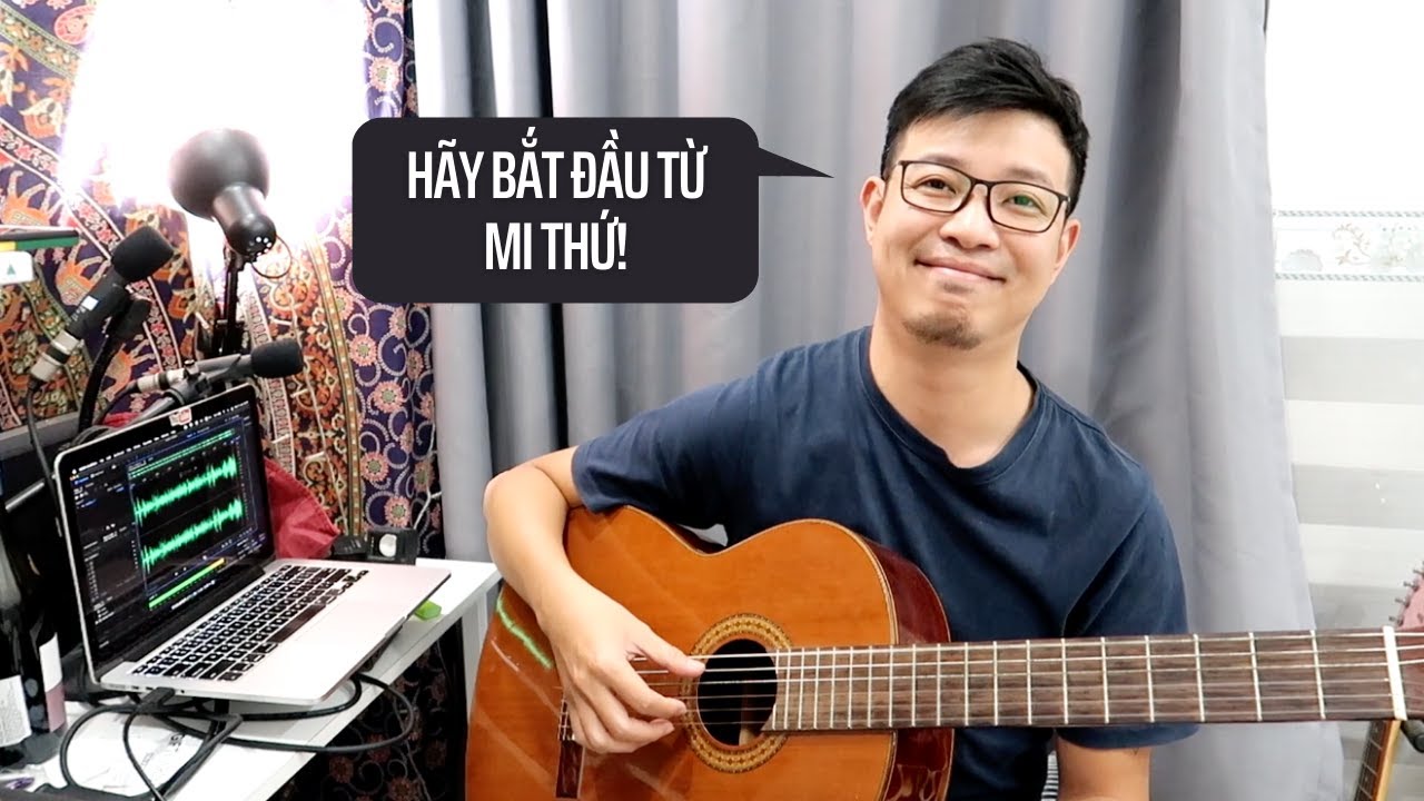 Vì sao nên bắt đầu guitar đệm hát từ Mi thứ (E minor)!😉 #guitartalk