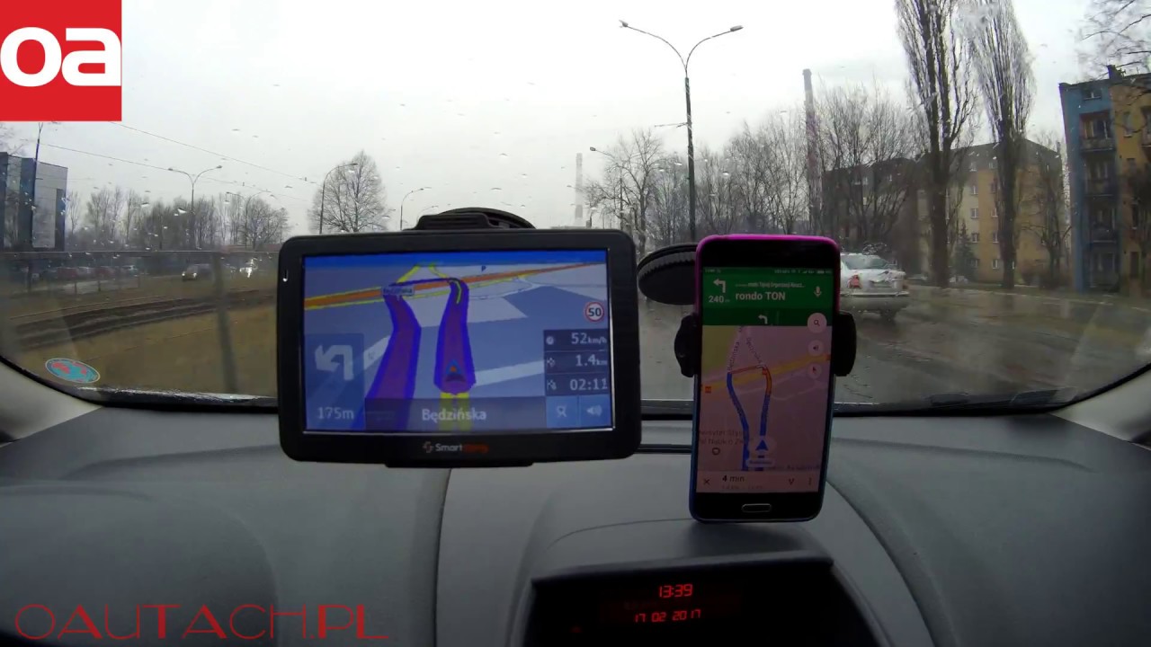Porównanie SmartGPS SG742 TT EU z Google Maps @ Xiaomi Mi5 | TEST @ 4K