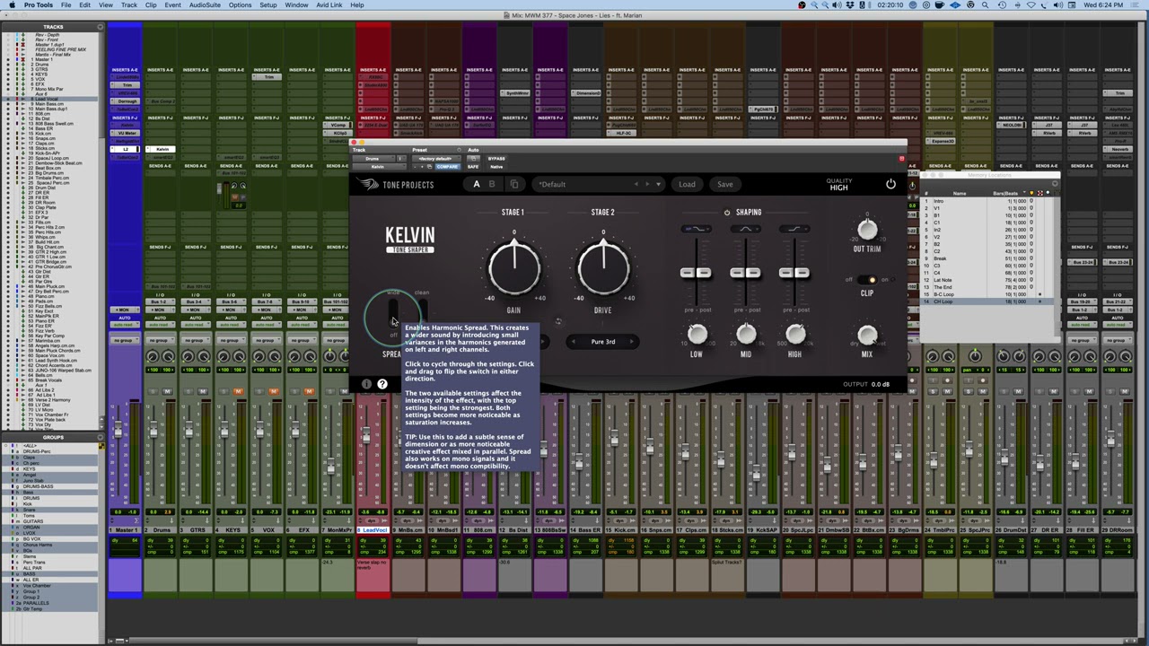Tone Projects - Kelvin Tone Shaper - Mixing With Mike Plugin of the Week