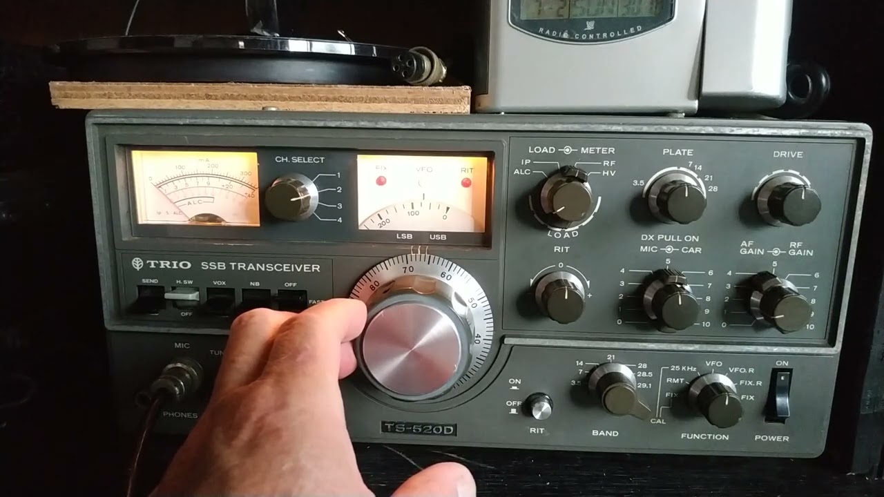 7月2日　7MHzでQSO　TS520はいいねぇ〜