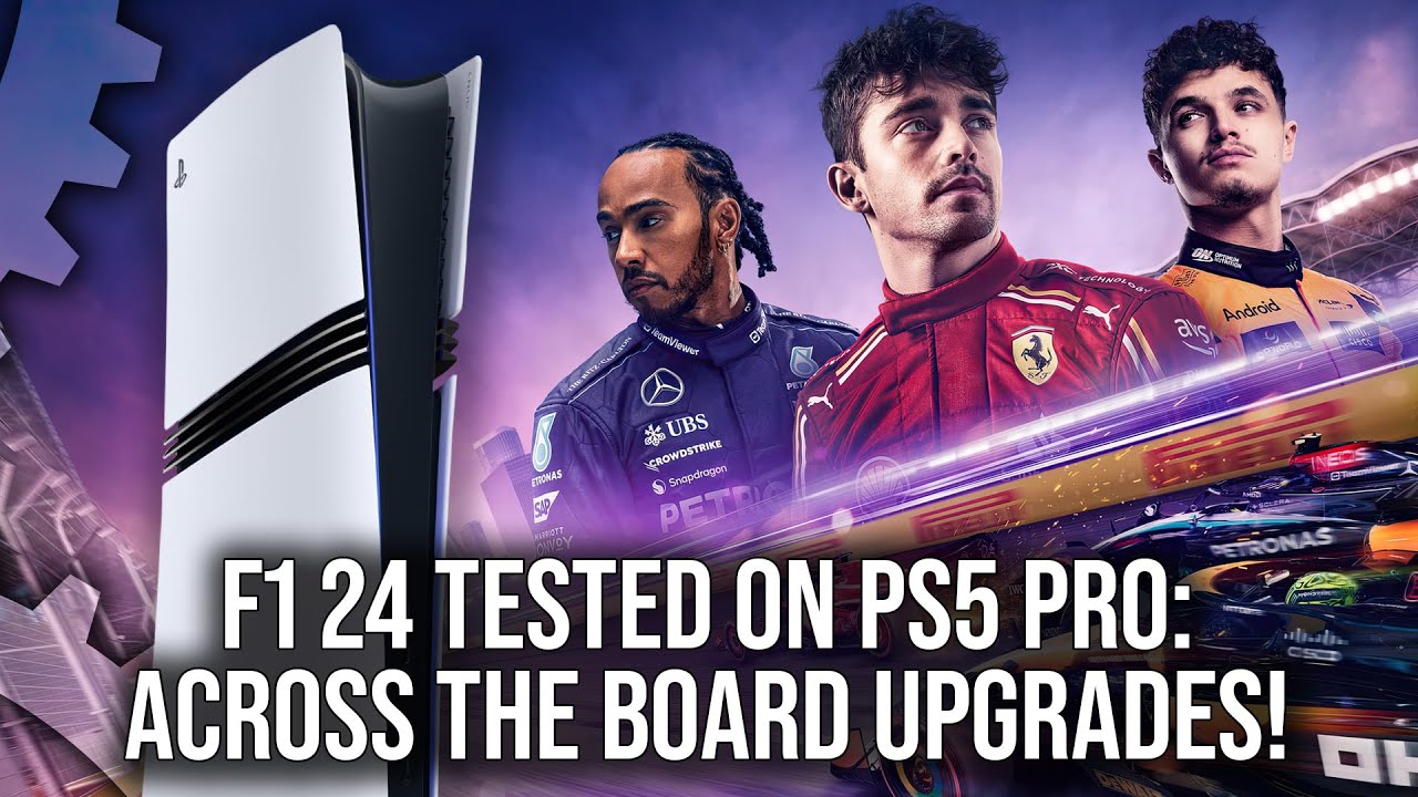 F1 24 - PS5 Pro Hands-On - Ray Tracing and PSSR Upgrades Tested