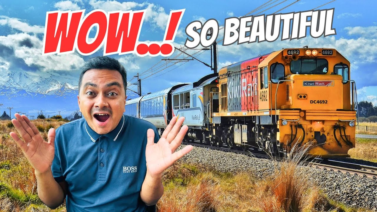 WOW..! SO BEAUTIFUL ന്യൂസിലൻഡിലെ Most Scenic ട്രെയിൻ യാത്ര | KiwiRail Train in NZ 🇳🇿 Part 2