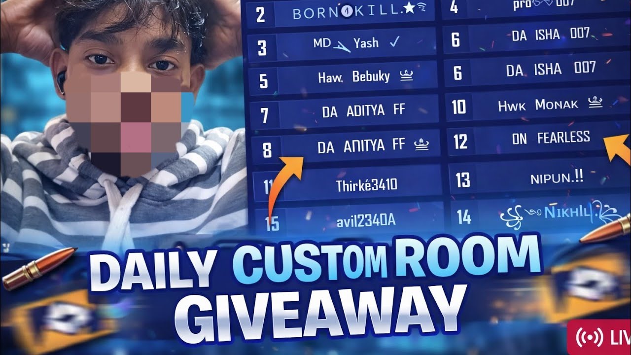 🔥 WELCOME TO MY FREE FIRE LIVE STREAM 🔥