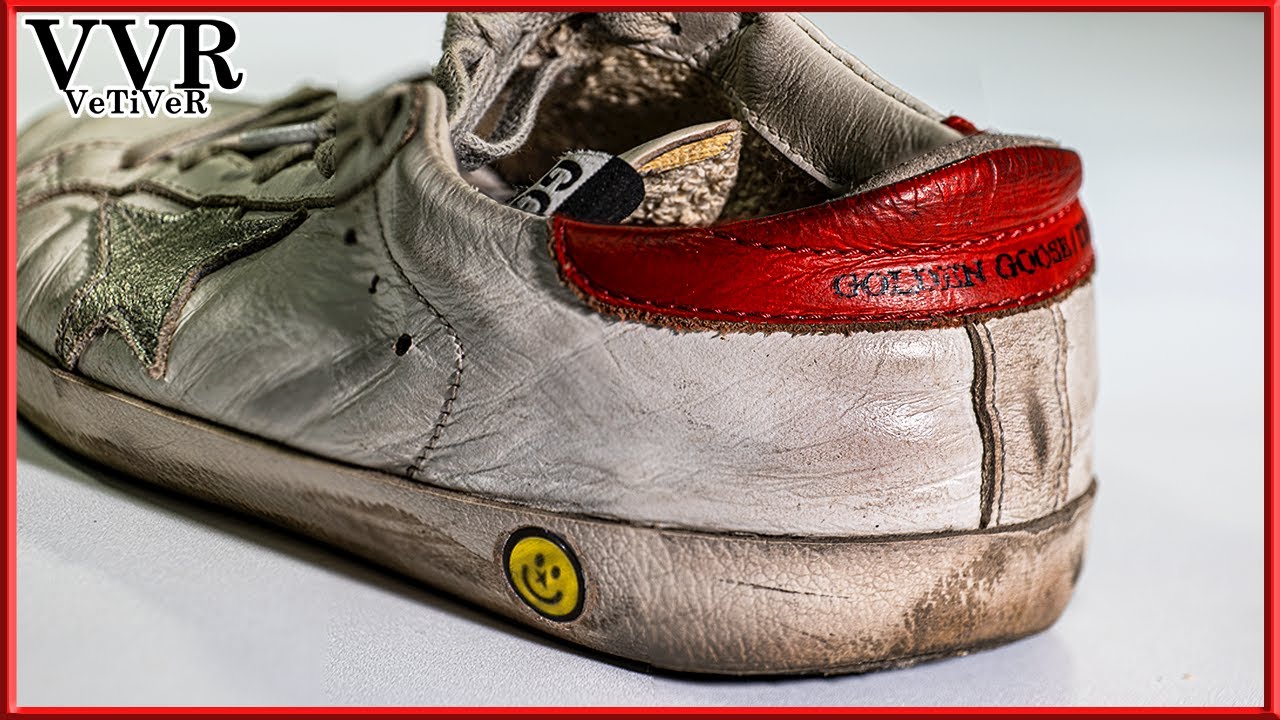 [ASMR] Clean & Restore- 'Golden Goose' 35th Anniversary White Sneakers -4k with 🌺🙂🤍👟