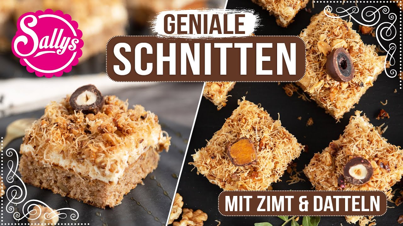 Zimt-Dattelschnitten / Ramadan Torte / Ramazan Pastası / Sallys Welt