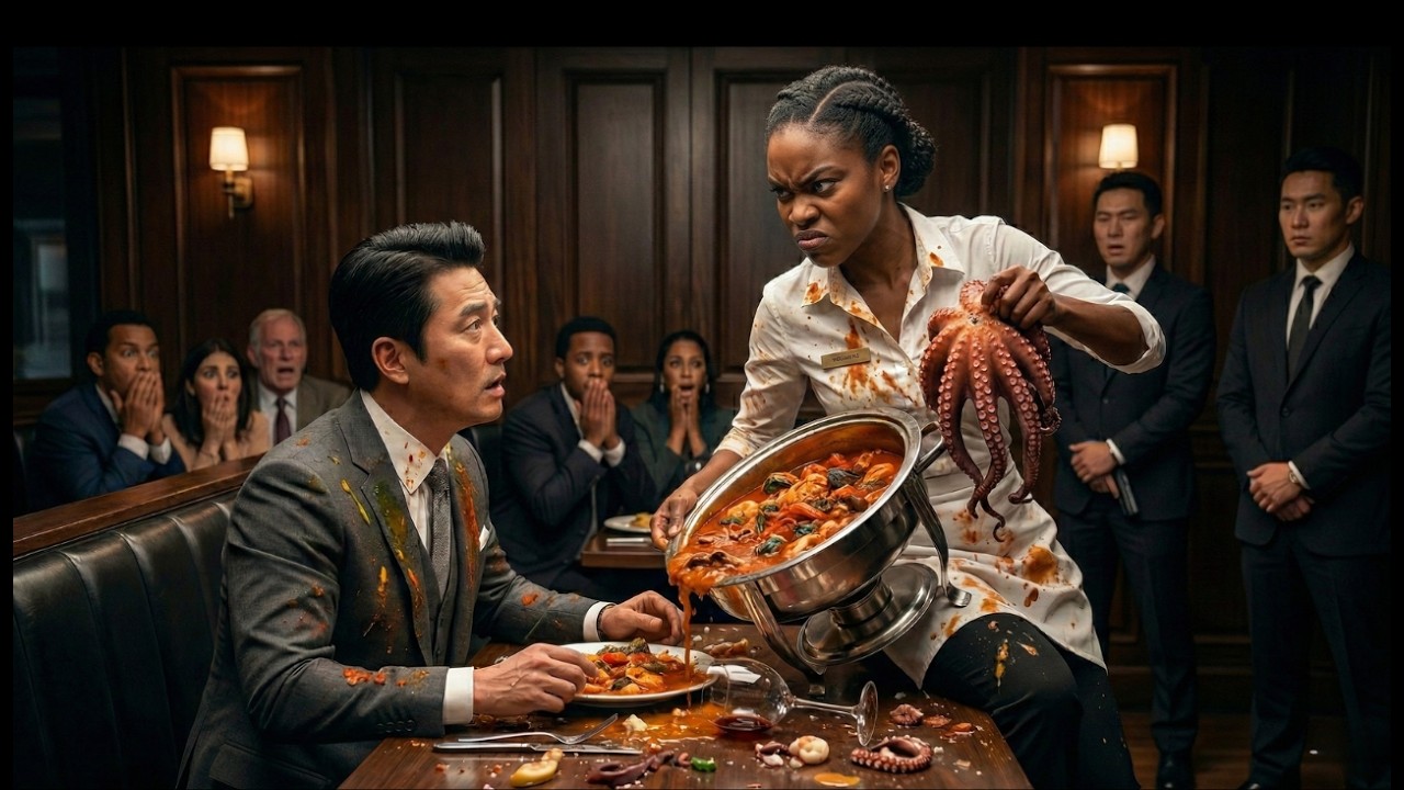 The Whole Restaurant Went Silent When the Mafia Boss Arrived — But One Waitress Refused to Leave