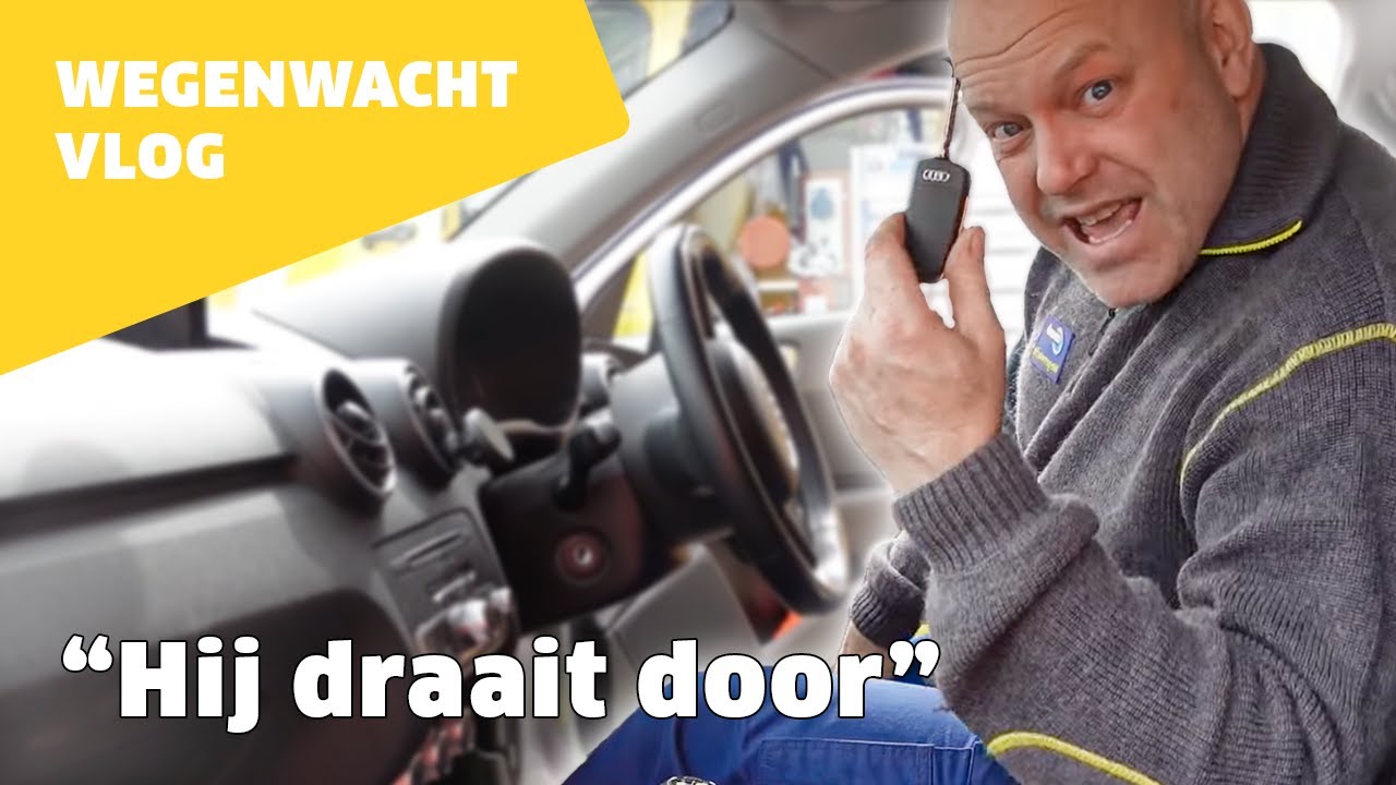 Wegenwacht ROBERT fixt Audi A1 met VERSLETEN SLOT | Wegenwacht Vlog