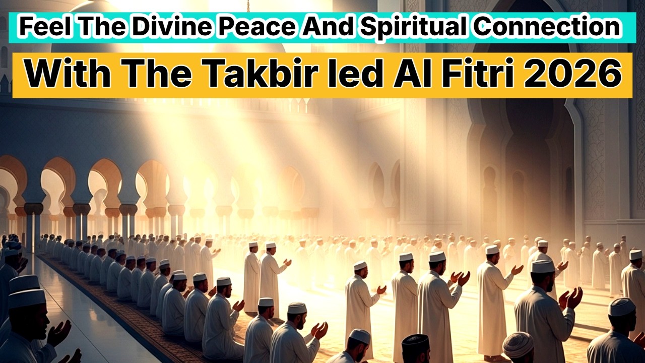 Feel the divine peace and spiritual connection with the Takber idhul fitri 2026