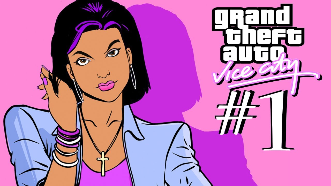 GTA: VICE CITY. Полное прохождение #1. Паук на заднем плане.