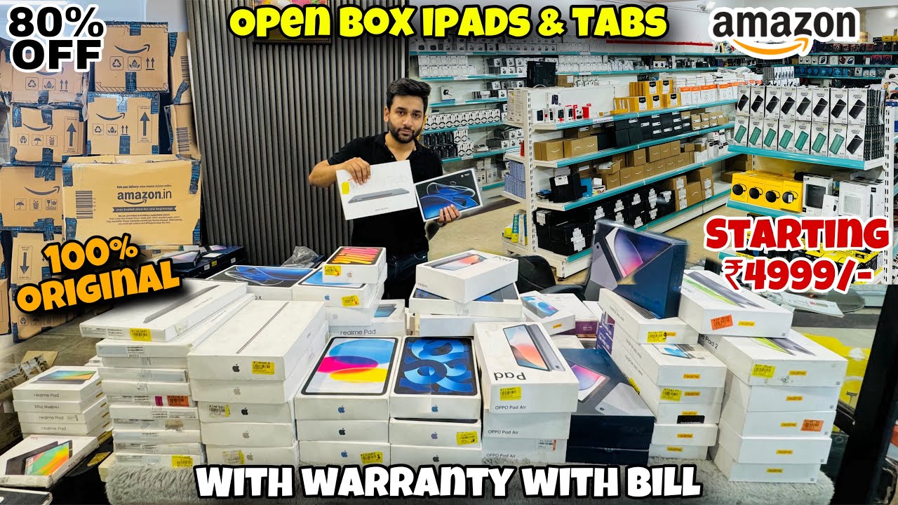 Open Box Tabs Warehouse😱| 50% OFF| Smart accessories Hub|Tablet  Free| Dl84vlogs