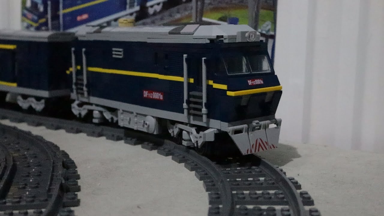 Kazi KY98220 | Blue Diesel Express Train Non-Lego Brick Set | Timelapse Build | 2022 Release