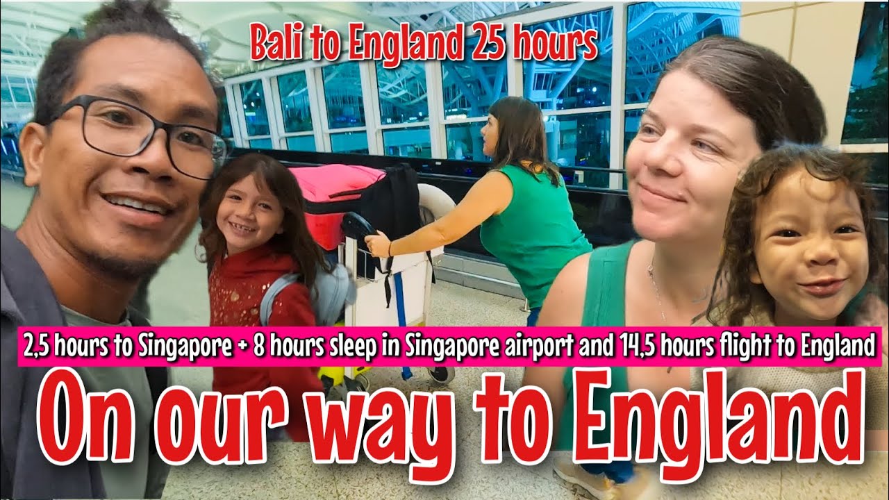25 hours travel From Bali to England