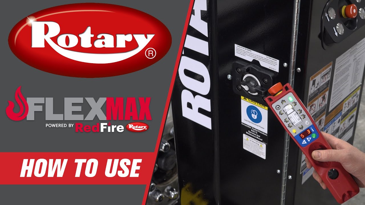 How to use Rotary's FLEX MAX Mobile Column Lifts