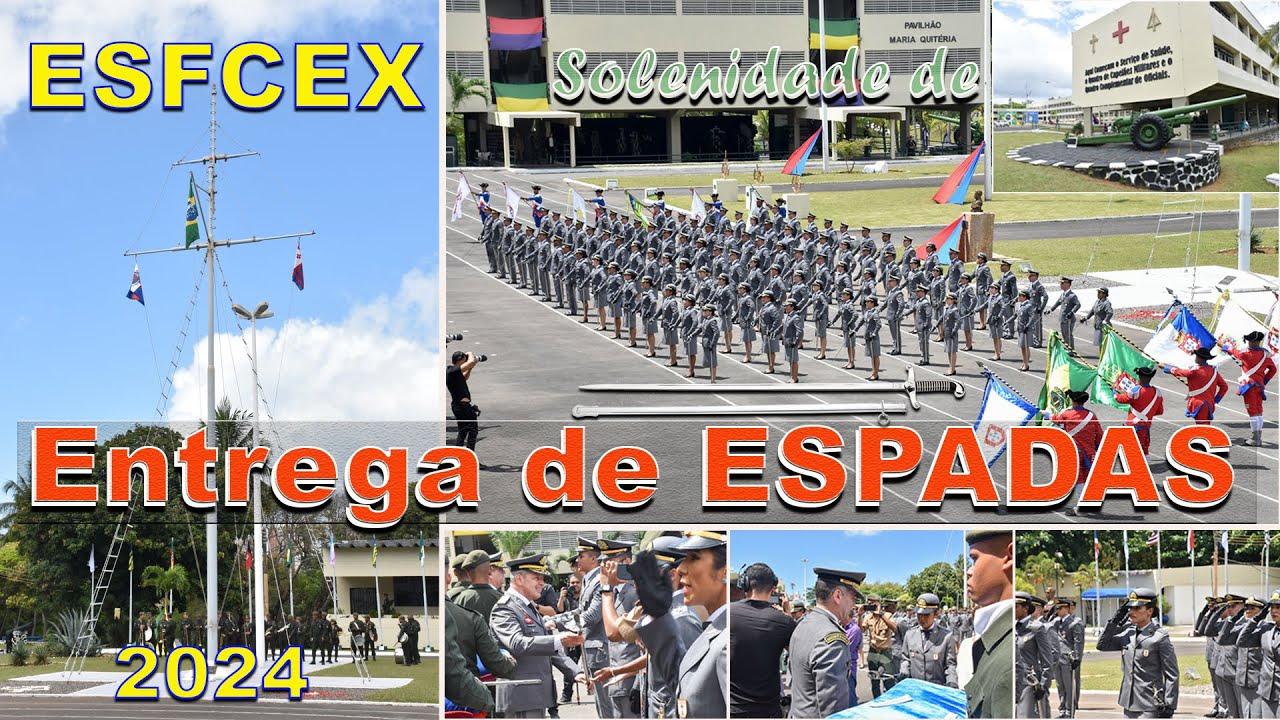 ESFCEX ENTREGA DE ESPADAS 2024 #qco #concurso #esfcex #pqd #exercito #serviçomilitar #army #military