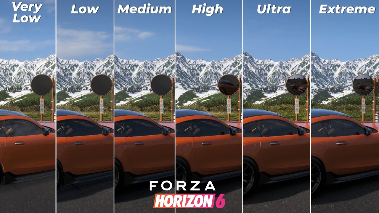 Forza Horizon 6 &ndash; Graphics Comparison | Is Extreme Graphics Worth It?
