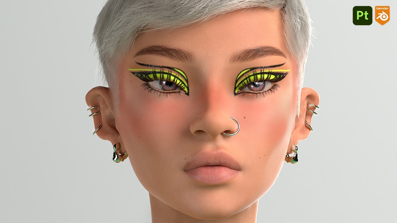 Creating Makeup Textures for 3D Characters