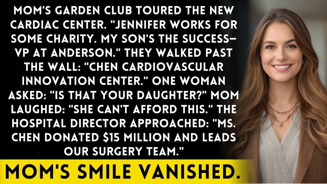 Mom Said I 'Work With Nonprofits'—I Had Just Donated $15M to the Hospital We Were Standing In