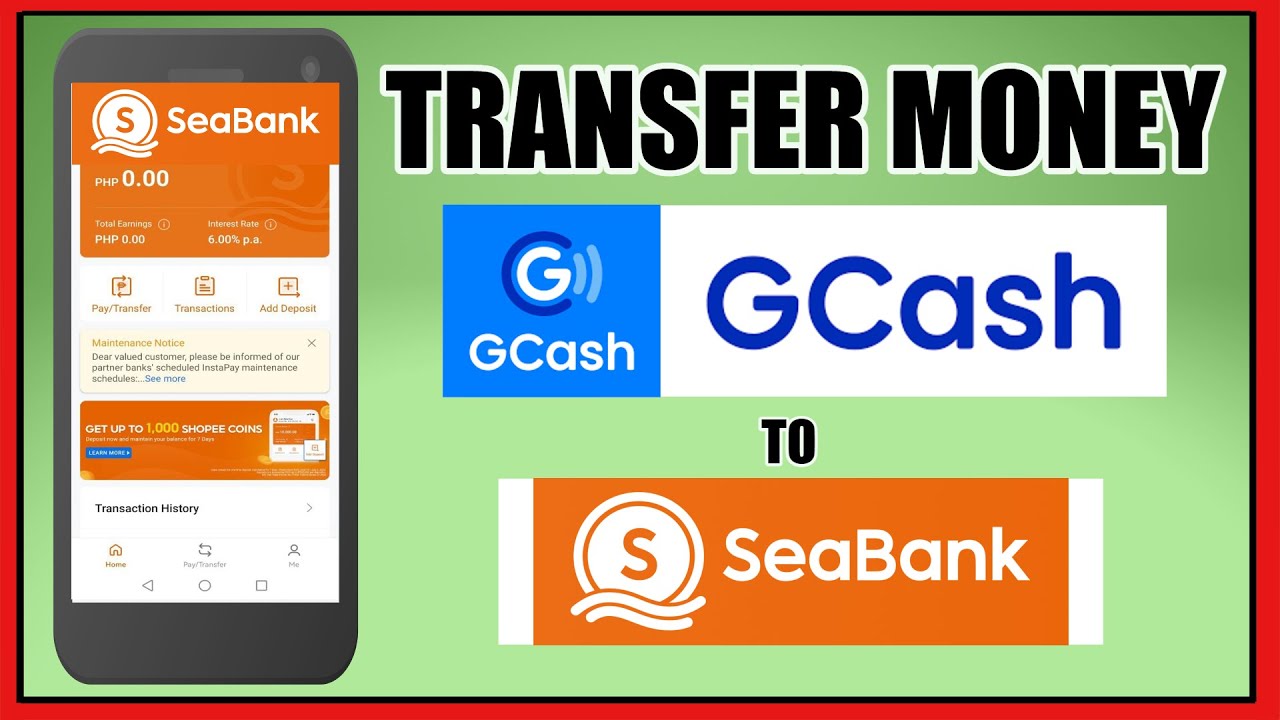 GCash to Seabank: How to Send Money from GCash to Seabank Online