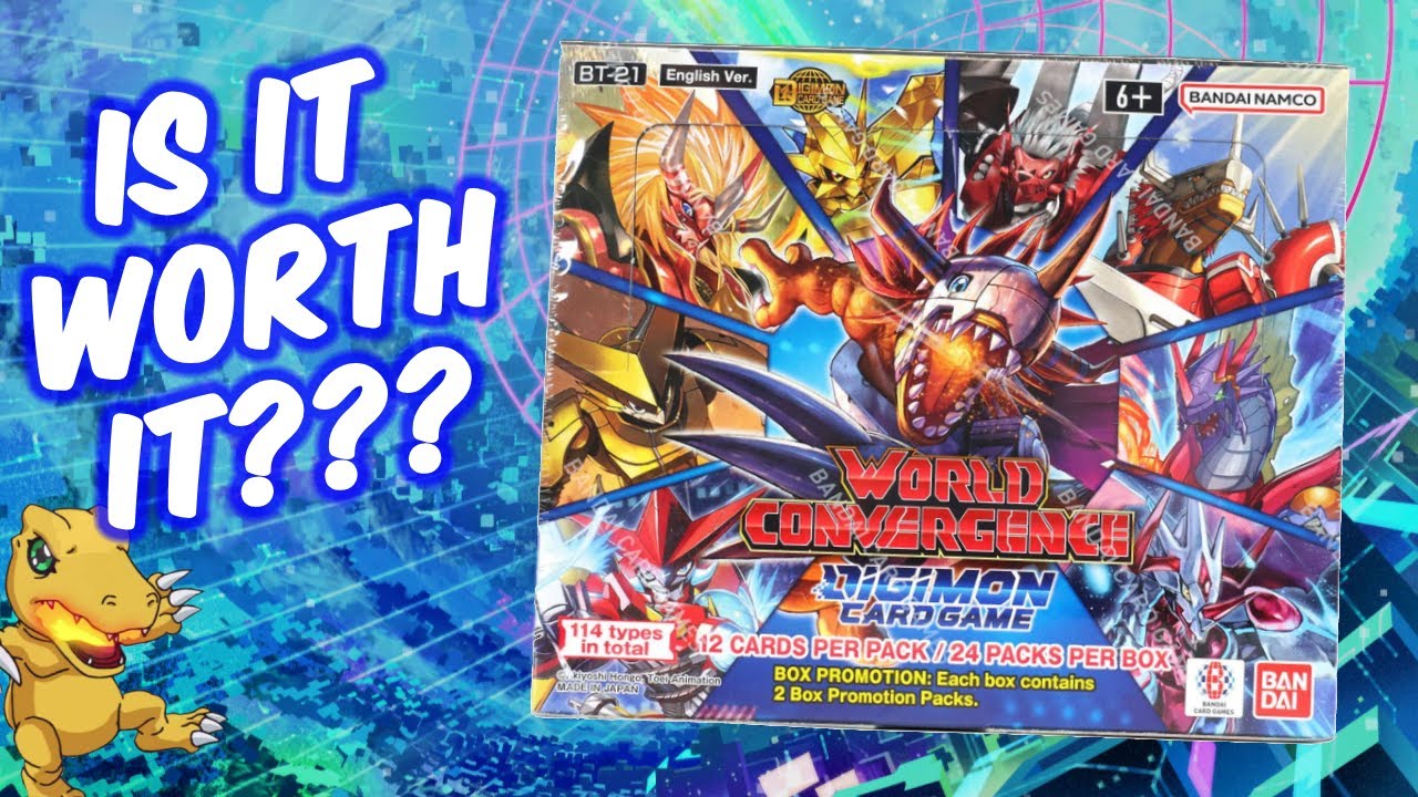 Is The NEW Digimon TCG World Convergence Booster Box Worth It???