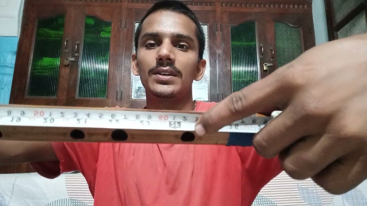 Professional E Base Flute Measurement | बांसुरी घर पर बनाऐ | Narayan Flute Academy | Bamboo Flute ❤️