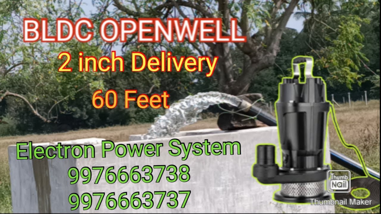 900 Watts Solar BLDC openwell pumpset.  Total cost 95,000.00