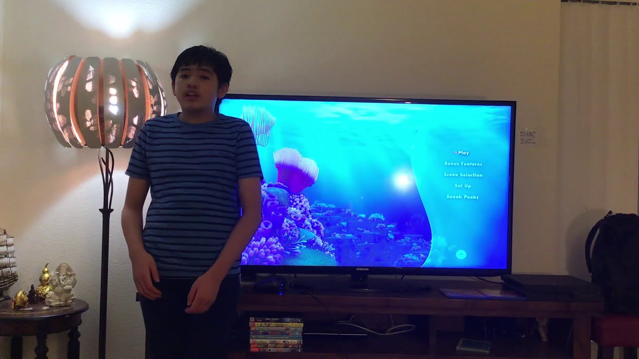 Disney•Pixar FINDING NEMO Blu-Ray Movie Menu Walkthrough Video