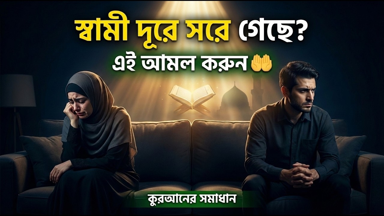 স্বামী দূরে সরে গেছে? ভালোবাসা ফিরিয়ে আনার কুরআনি আমল 🤲 | Husband Wife Love Solution