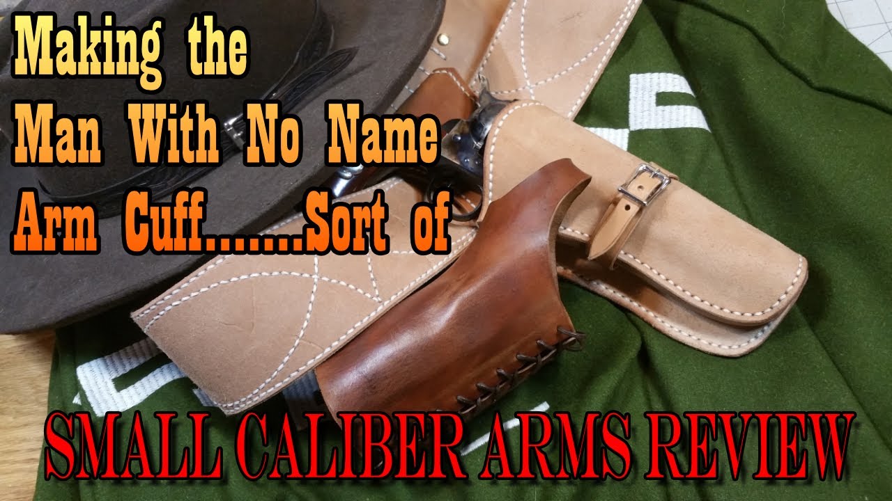 Making a Cowboy Arm Cuff Man With No Name leather project