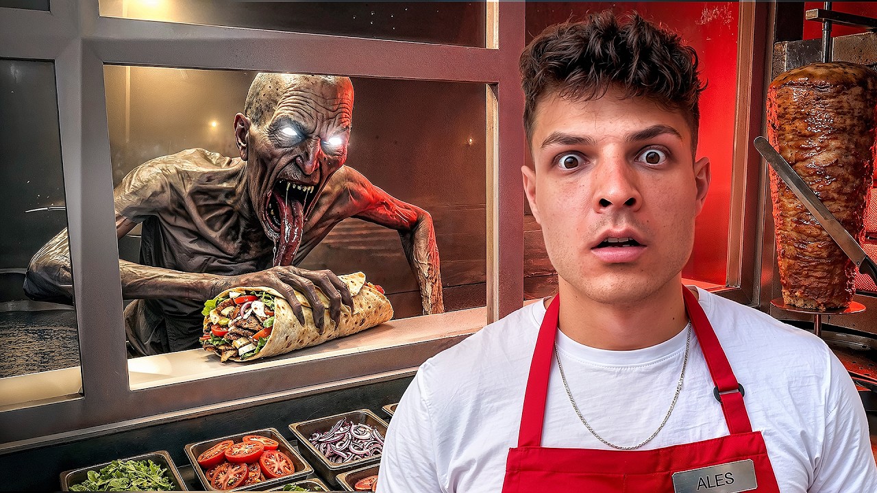 Nunca debí servir comida a ESTA criatura... | Shawarma Kiosk Roblox
