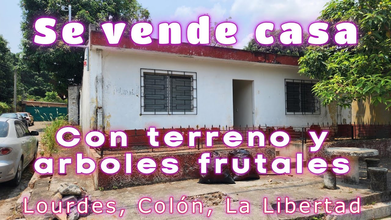 Se vende casa con terreno en El Poliedro, Lourdes.