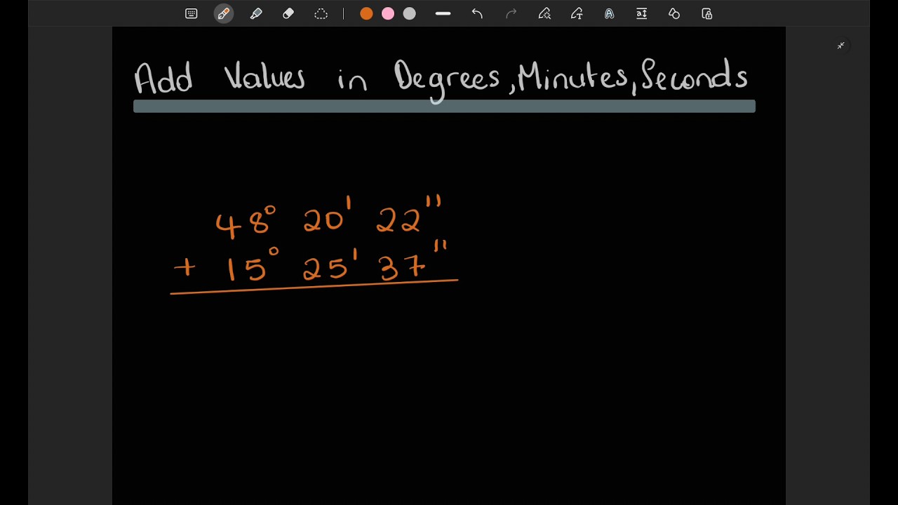 How to add Values in Degrees Minutes and Seconds |DMS Form