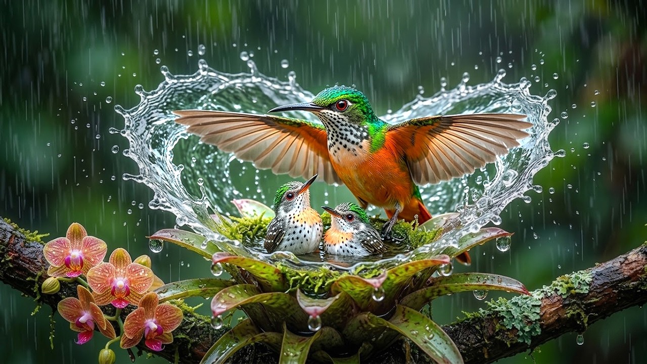 Rain and Birdsong to Rest Your Mind ~ Gain Mental Clarity in Minutes – Unlock Inner Peace Now 🌧️🍃