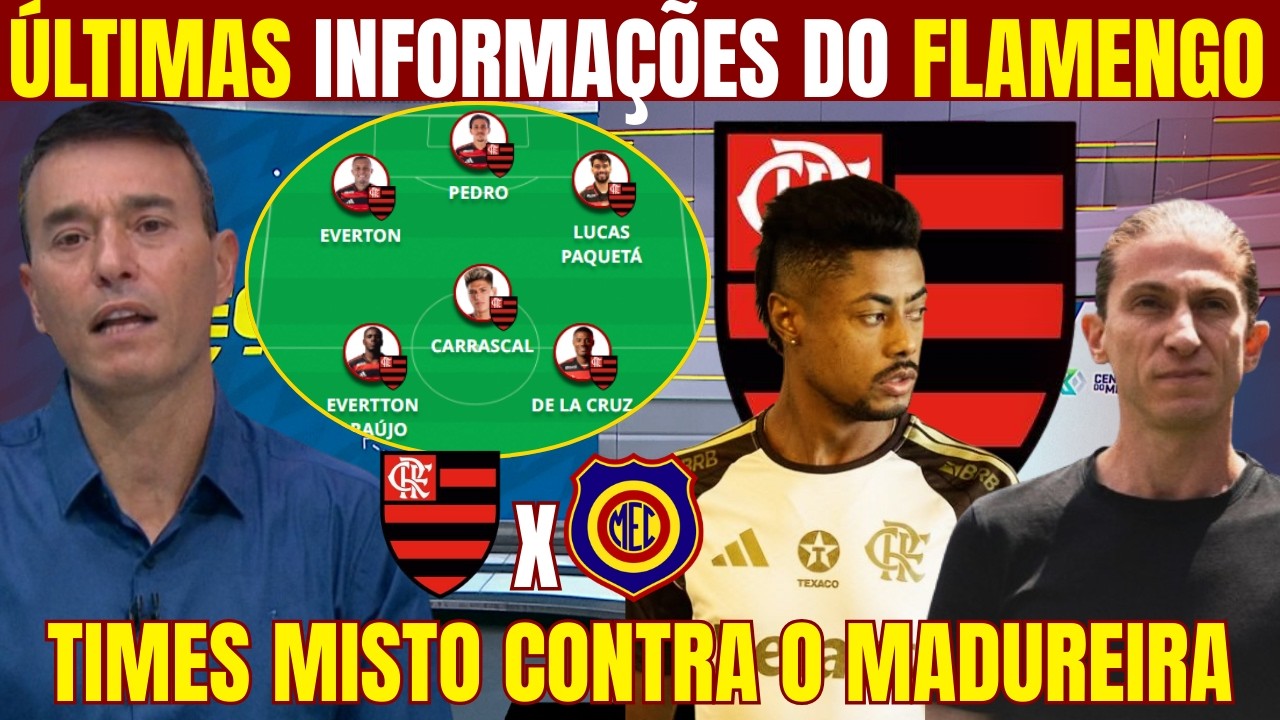 SAIU A PROVÁVEL ESCALAÇÃO DO FLAMENGO! ÚLTIMAS NOTÍCIAS DO FLAMENGO! MARACANÃ VAZIO?