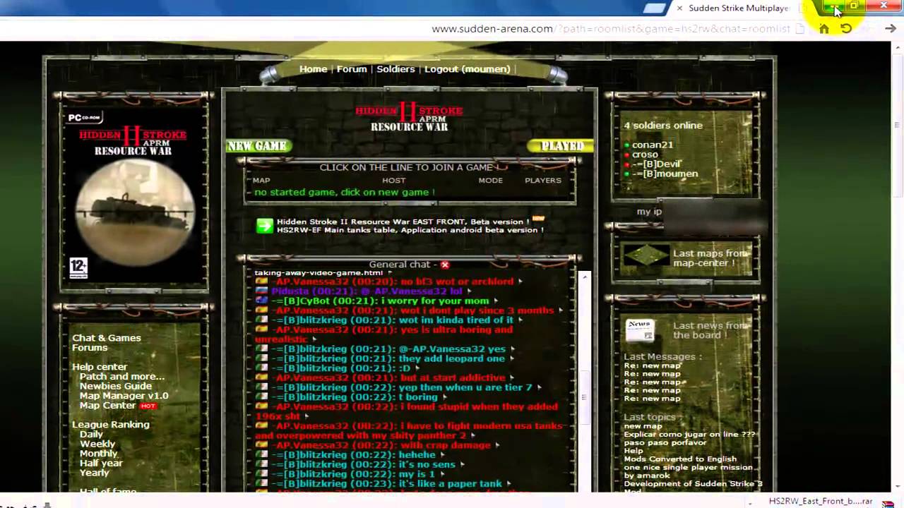 Hidden Stroke 2 Resource War East Front  How to download, extract, launch and start the game