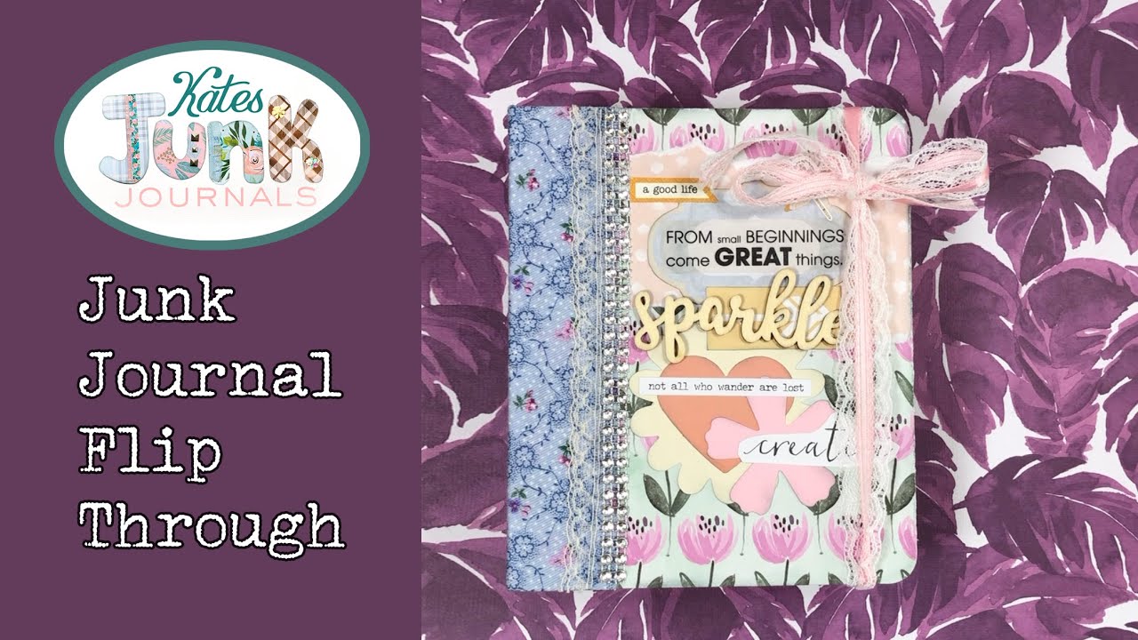 Bright Floral Junk Journal Flip Through