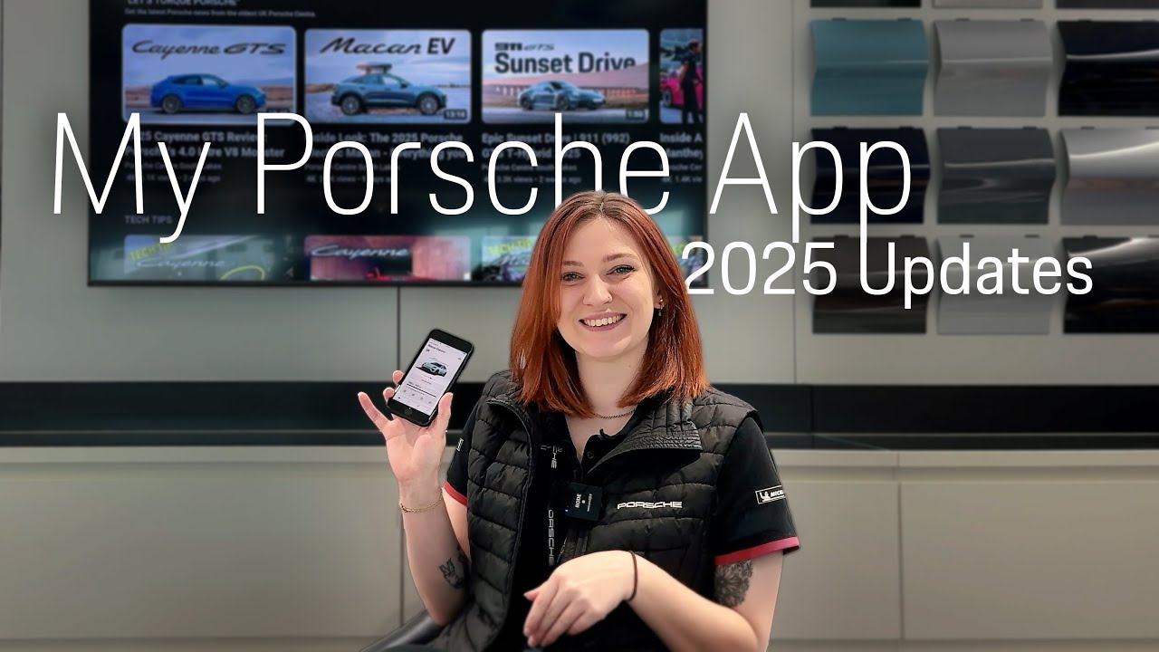 Exploring the NEW My Porsche App Features For 2025