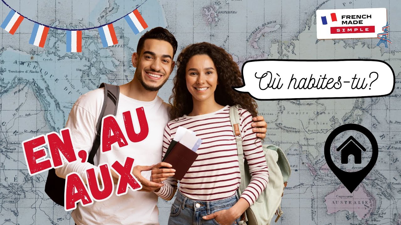 🎶STOP Saying &ldquo;J&rsquo;habite &agrave; France&rdquo; 🌍 Learn en, au, aux the Fun Way (French Song) | O&ugrave; habites-tu ?