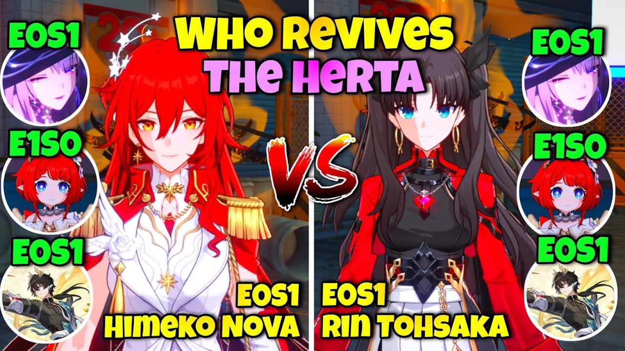 WHO REVIVES THE HERTA? E0S1 HIMEKO NOVA X E0S1 THERTA VS E0S1 RIN TOHSAKA X E0S1 THERTA VS V4.4 PF